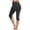 A-Black1552, variant on SONXAHE Soft Slim Fit Capri Leggings for Women Stretchy Close Fit Workout Yoga Active Pants