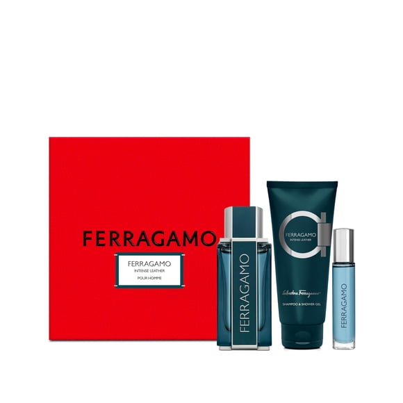 Salvatore Ferragamo Intense Leather Set para Hombre EDP 100 ml