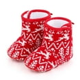 thumbnail image 2 of Baby Prewalker Shoes Creative Cute Baby Slippers Infant Snow Boots for Xmas, 2 of 10