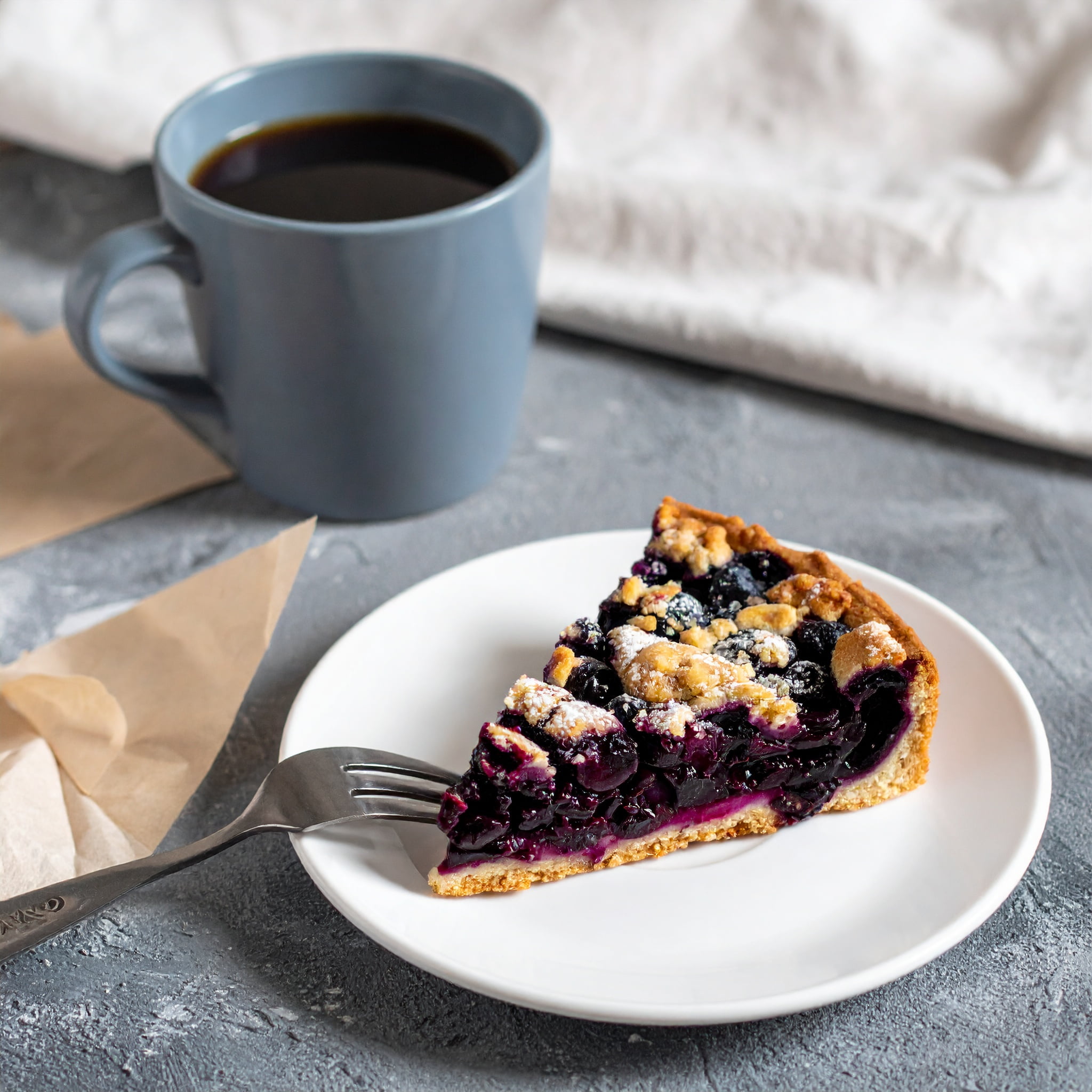 Slice Coffee Blueberry Pie Flavored Coffee Pods, 40 Count