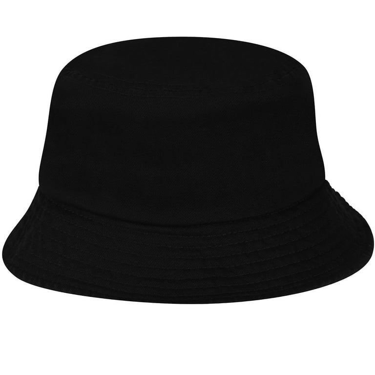 Kangol Women's Washed Cotton Bucket Hat Small Black