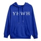 thumbnail image 4 of MHFRRA Sudadera con Capucha de Temática Cómoda para Un Jersey Informal, Ropa de Calle Suave, Ajuste Relajado, Suéter de Cuello Redondo con Diseño de Capucha Azul, 4 of 5