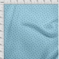 thumbnail image 4 of oneOone Silk Tabby Light Blue Fabric Starfish Quilting Supplies Print Sewing Fabric By The Yard 42 Inch Wide, 4 of 5