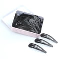 thumbnail image 3 of 50 pinzas para el pelo ppara niños de para mujer, pasadores a presión BB, accesorios para el cabello, pasadores para el pelo para niña, niño y bebé (negro), 3 of 5