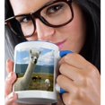 thumbnail image 2 of Victory Ranch Alpaca Farm, Mora, New Mexico - Us32 Jmr0359 - Julien Mcroberts, 11oz Two-Tone Blue Mug, 2 of 7