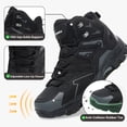 thumbnail image 3 of Gexuosn Women's Hiking Boots Outdoor Trekking Backpacking Mountaineering Non-Slip Lightweight Boots,Black, 3 of 8