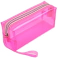 thumbnail image 1 of Soft Large Capacity PU Pencil Case—Pure Color—Durable & Resistance to Wear (Red), 1 of 7
