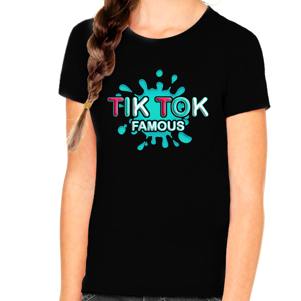 Fire Fit Designs Tik Tok Famous Shirt For Girls Tik Tok Shirts For Youth Tik Tok T Shirt For Kids Birthday Gifts For Kids Walmart Com Walmart Com