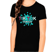 TIK TOK Famous Shirt for Girls - TIK TOK Shirts for Youth - TIK TOK T-Shirt for Kids - Birthday Gifts for Kids