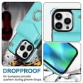 thumbnail image 3 of Elegante funda multifuncional tipo cartera para iPhone 14 Pro Max con correas, ranura para tarjetas, soporte para anillo, protección para cámara, material de PU, a prueba de golpes, anti-th, 3 of 5