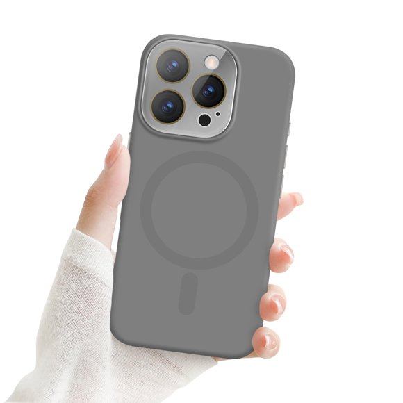 Funda Newseego Magnetic Liquid Silicone para iPhone 16 Pro