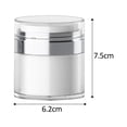 thumbnail image 4 of 3x Frascos de Bomba Portátiles Frascos de Loción de Viaje de Acrílico Vacío Botella de Vacío para Humectante Grueso Crema para El Cuidado de La 3 piezas, 4 of 8