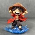 thumbnail image 2 of One Piece, Shuiyue Luffy GK, Laughing in the Water, Childhood Luffy Anime Handheld Model Desktop Ornament, 2 of 5