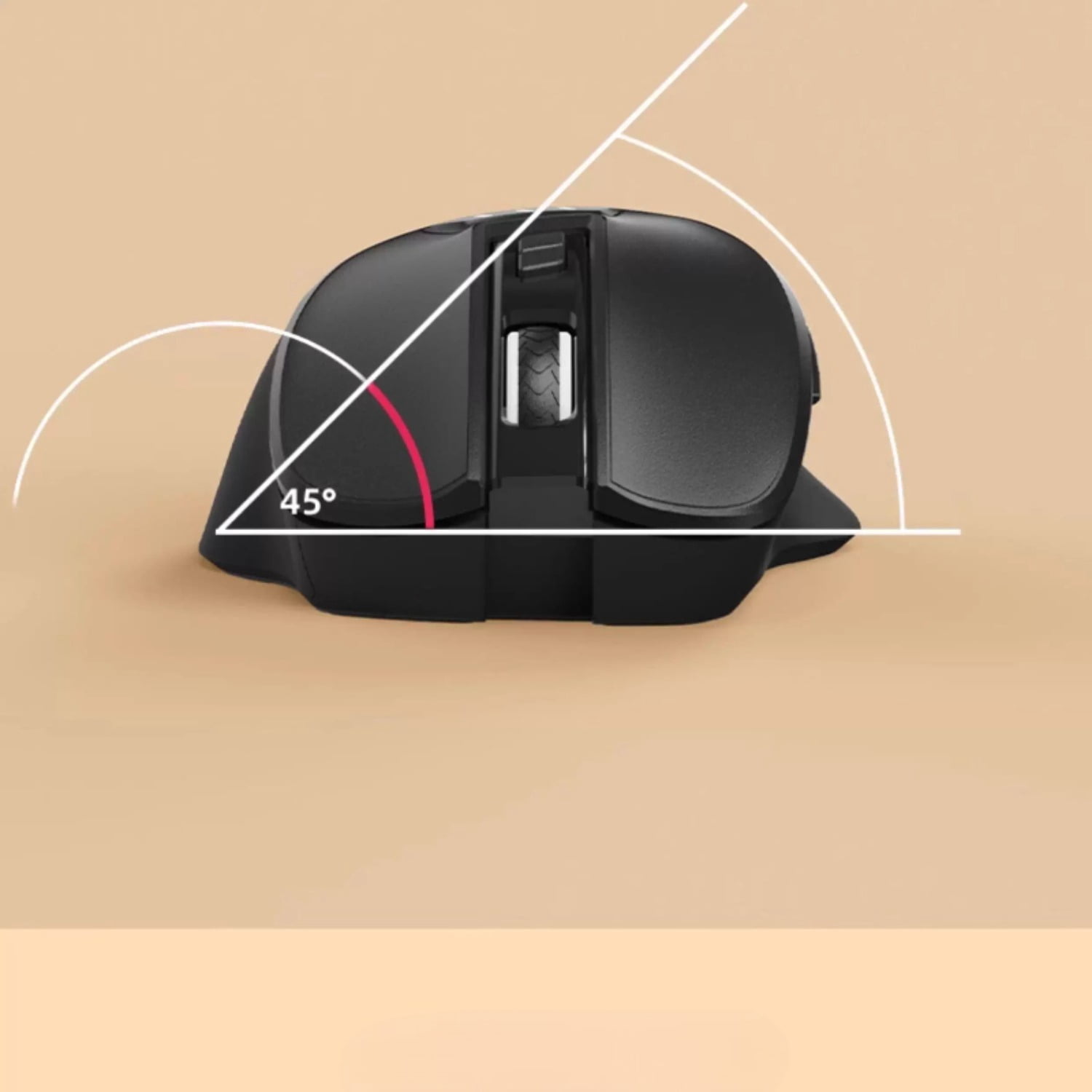 Ergonomic Wireless Mouse for Women, Rechargeable Silent Computer Mouse with Aesthetic Design, Cute Laptop Mouse for Home Office