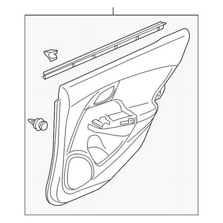 Genuine OE Honda Lining R- Rear- *NH751L* - 83730-TM8-A03ZA