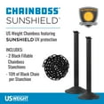 thumbnail image 3 of US Weight ChainBoss Outdoor/Indoor Stanchion with 10' of Plastic Chain – Fillable Base, 3 of 21