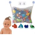 thumbnail image 2 of Organizador de juguetes de baño de malla. Diseño duradero + 2 ventosas extrafuertes. Gran bolsa/soporte para juguetes., 2 of 5