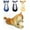 3PCS, variant on Long Animal Squeaky Plush Dog Toy – Raccoon,Panda & Fox Shapes for Fetching,Interactive Soft Puppy Toy for Comforting Play