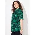 thumbnail image 3 of Catherines Women's Plus Size Timeless Short Sleeve Blouse, 3 of 6