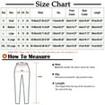 thumbnail image 2 of LEBONYARD Womens Plus Size Clearance $5,Pants for Women Dressy Casual,Women's Summer High Waisted Wide Leg Pants Stripe Matching Yoga Gym Cropped Pants Blue L, 2 of 6