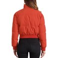 thumbnail image 3 of INSPIRE CHIC Women's Winter Bomber Jacket Outwear Baggy Padded Cropped Coats M Red, 3 of 6