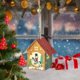 thumbnail image 5 of Royalvide colgantes colgantes regalos estatuas colgantes decorativas de madera para tienda de interior Caballo BLESIY Colgante Casa Miniatura, 5 of 6