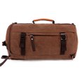 thumbnail image 4 of Coofit Travel Backpack Fashion Retro Unisex Cylinder Canvas Duffel Bag Outdoor Rucksack Shoulder Handbag Backpack, 4 of 10