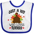 thumbnail image 3 of Inktastic Thanksgiving Funny Kids Turkey Boys or Girls Baby Bib, 3 of 4