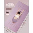 thumbnail image 3 of Alignment-Line Non-Slip Yoga Mat — Extra-Thick TPE Home Fitness Mat, 3 of 10