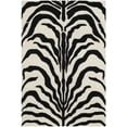 thumbnail image 2 of SAFAVIEH Cambridge Leah Geometric Wool Area Rug, Ivory/Black, 4' x 6', 2 of 8