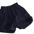 thumbnail image 7 of NAISIBABY Girls Shorts Size 10-12, Loose Pleated Wide Leg Elastic Waist Summer Causal Shorts Black（1-11T), 7 of 7