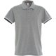 thumbnail image 1 of Clique - Polo Newton Detalle de Rayas para Hombre (Gris Jaspeado), 1 of 4