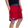 thumbnail image 2 of Canadiens de Montréal Shorts en Maille Aérée 2 Tons pour Hommes Doublés avec Poches, 2 of 6