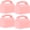 Pink, variant on Jeffbaubl 50 Pcs Gable Boxes, Pink Party Favor Treat Boxes, 6.2 x 3.3 x 3.6 Inch Gable Gift Box with Handles, Goodie Box for Candy Cookies Gifts Wedding Birthday Party Favor Anniversary