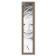 thumbnail image 2 of ArtToFrames 8" x 40" Aged White Gold Picture Frame, 8x40 inch Silver Wood Poster Frame (WOM-2036),  Pack, 2 of 7