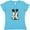 Aqua, variant on Inktastic Tri-color Border Collie Women's V-Neck T-Shirt