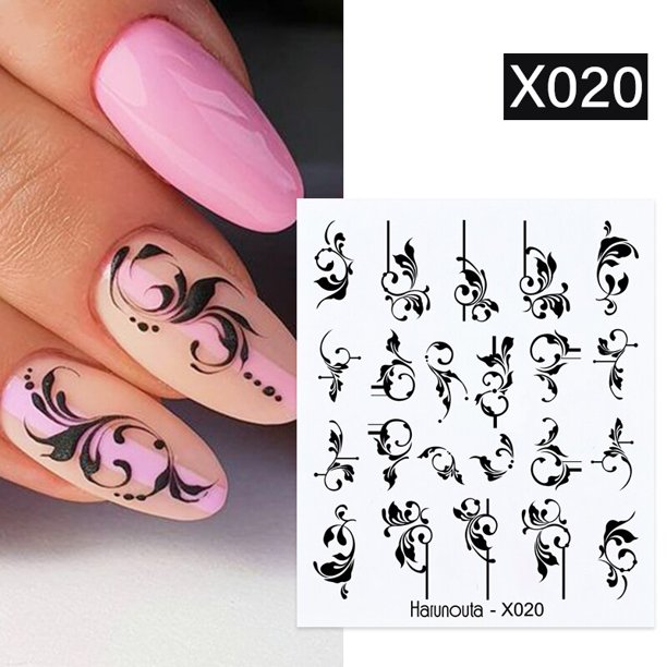 Pegatina de uñas 3D dorada, líneas de rayas curvas, pegatinas para uñas, cinta adhesiva con degradado, lámina para uñas, pegatinas para decoración de uñas, calcomanías plateadas Tan Jianjun unisex