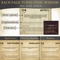 thumbnail image 6 of Quokka Stoicism Calendar For Adults - Inspirational Practices for Personal Growth - Office Decor for Men and Women, 6 of 6