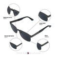 thumbnail image 4 of Lentes de Sol TOMMY HILFIGER Hombre X67115 Outlook Marco de Metal Color Gris con Filtro 100% UV, 4 of 5