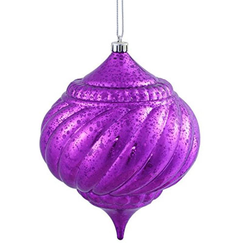 Details about   Vickerman 12" Silver Candy Glitter Drop Ornament