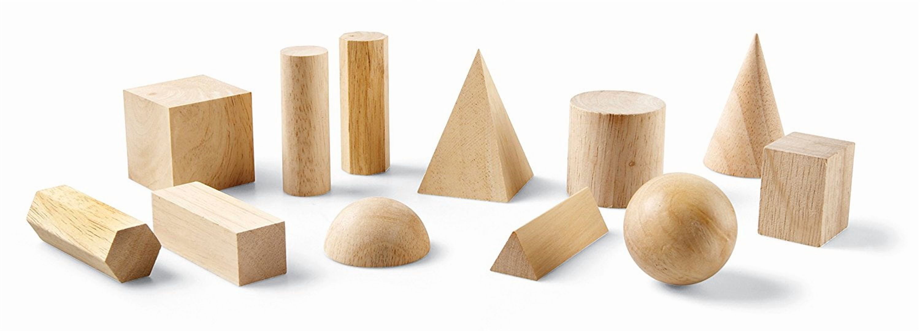 Learning Resources Geometric Solids, Math Manipulatives, Ages 6+
