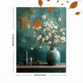 thumbnail image 3 of UXIEQU 12x16 Inch Green Gold Botanical Canvas Wall Art Boho Living Room Decor, 3 of 8