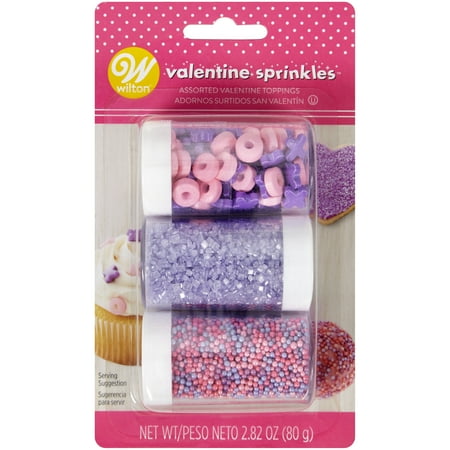 Wilton Valentine's Day Purple Sprinkle Mix, 2.82 oz.