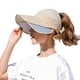 thumbnail image 1 of Sombrero de visera de ala ancha para mujer, sombrero de protección solar para playa, viajes, senderismo, jardinería, camping, 1 of 6