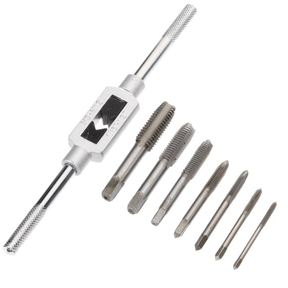 1 Set Thread Tap Set Alloy Steel Thread Tapping Tool for Mechanical Repairs