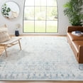 thumbnail image 3 of SAFAVIEH Tulum Flint Distressed Southwestern Area Rug, 9' x 12', Ivory/Teal, 3 of 9