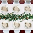 thumbnail image 7 of Ryvnso Deer Christmas Round Plate Mats Dining Table Placemat Set of 4 for Holiday Decoration, 7 of 7