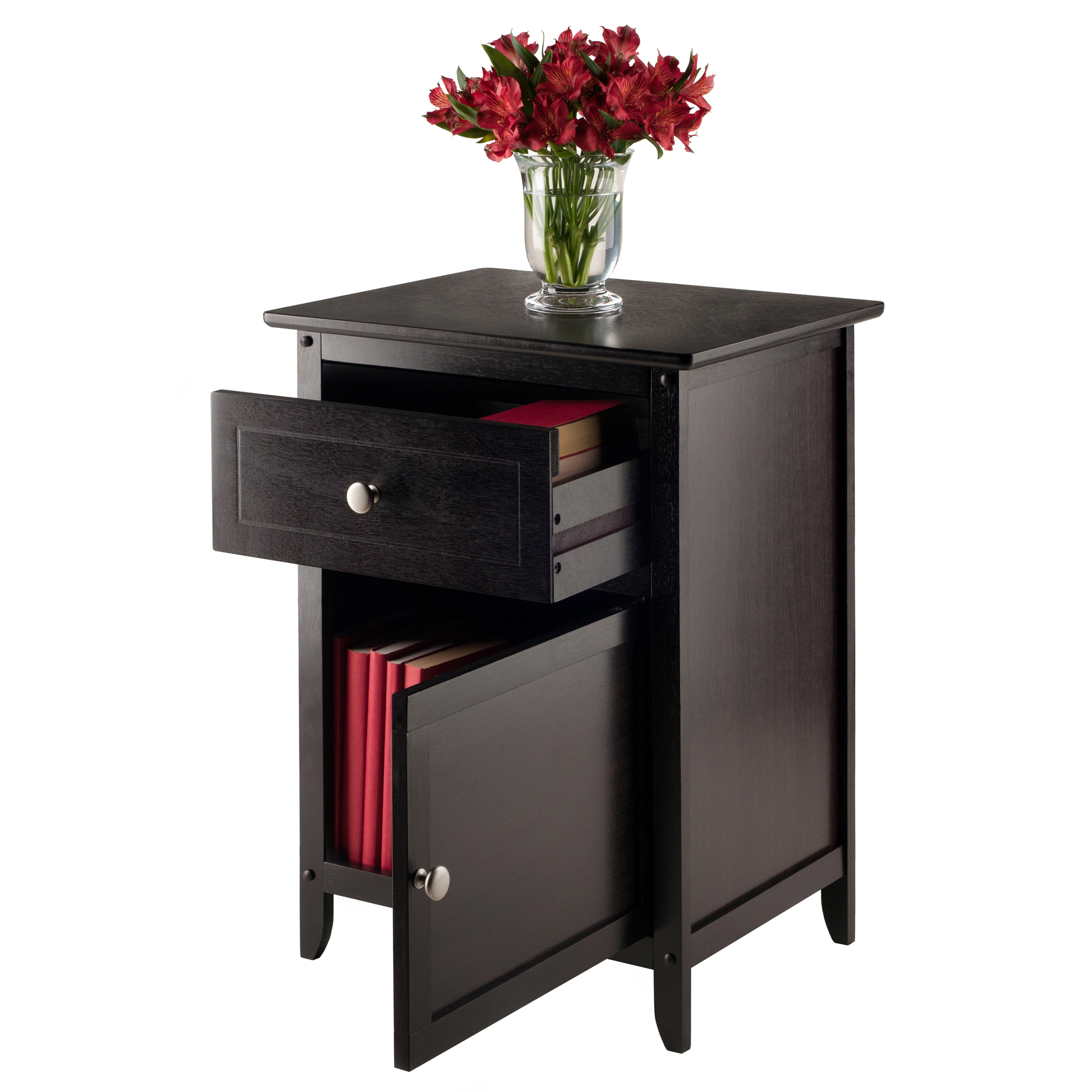 Winsome Wood Eugene Accent Table, Nightstand, Espresso Finish - image 2 of 9