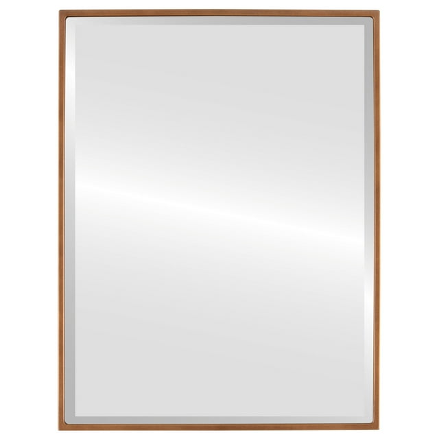 Singapore Framed Rectangle Mirror - Sunset Gold - 13" x 17"