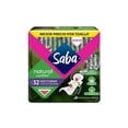 thumbnail image 1 of Toallas femeninas Saba Confort manzanilla nocturna con alas flujo súper abundante 32 pzas, 1 of 6